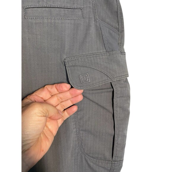 5.11 Tactical Pants Womens Size 16 Stryke Cargo Pant Grey Security Stretch - Picture 5 of 14